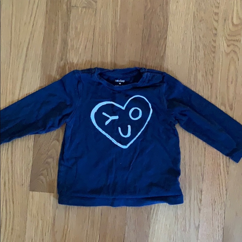 Gap I ❤️ U long-sleeve tee 18/24 months